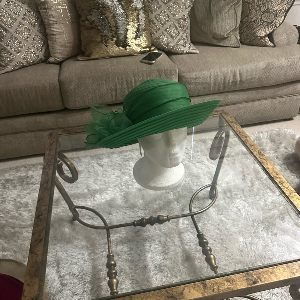 Green Church hat